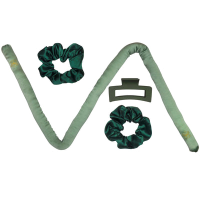 Heatless Curler (Verde) - 100% seta di Gelso