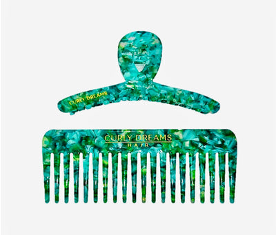 Healthy Hair set (Verde Smeraldo) - 100% Acetato di Cellulosa
